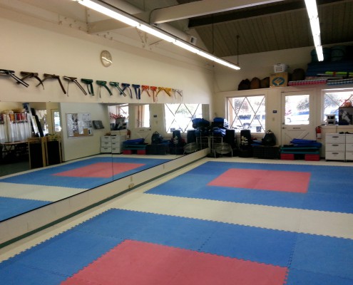 Trainingsfläche des Dojo von Oshiro Shihan