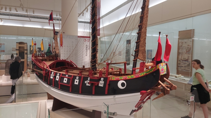 Schiffsmodell im Prefectural Museum