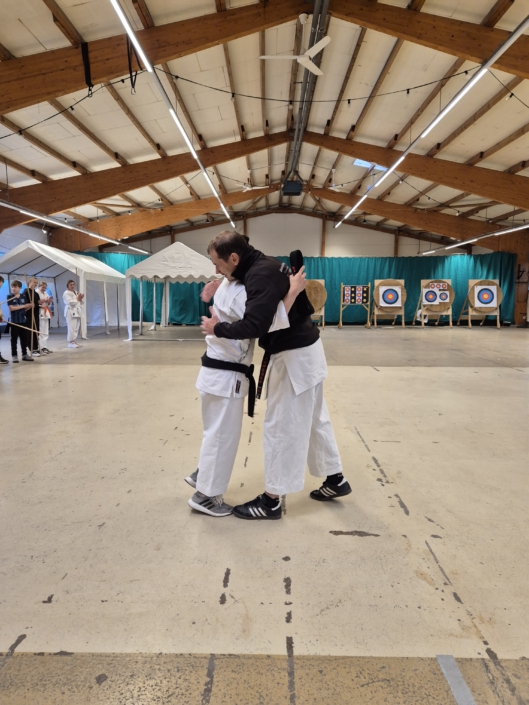 Gürtelüberreichung beim Training in Schwerte