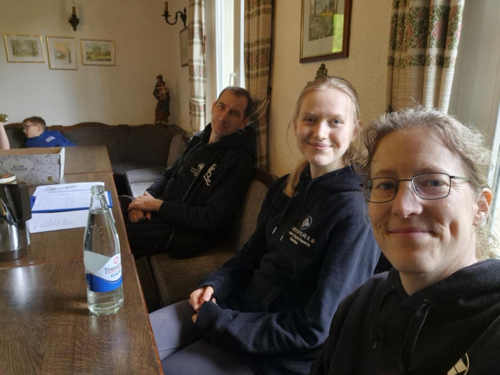 die Trainer sind zufrieden
